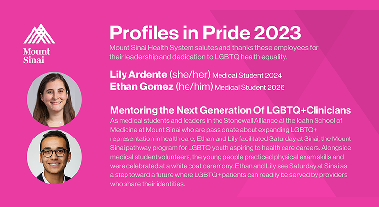 Profiles In Pride Medical Students
