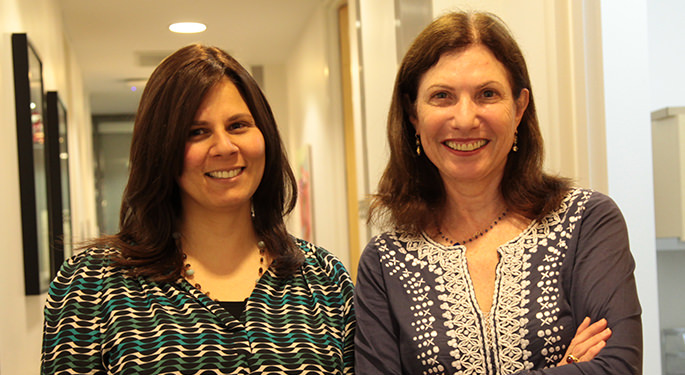 Image of social workers Tova Epstein and Donna Siegal