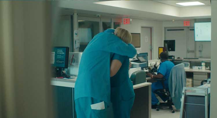 Image of mount sinai nurses hugging