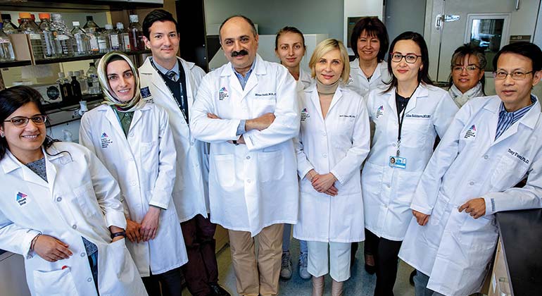 Image of doctor Zaidi and team