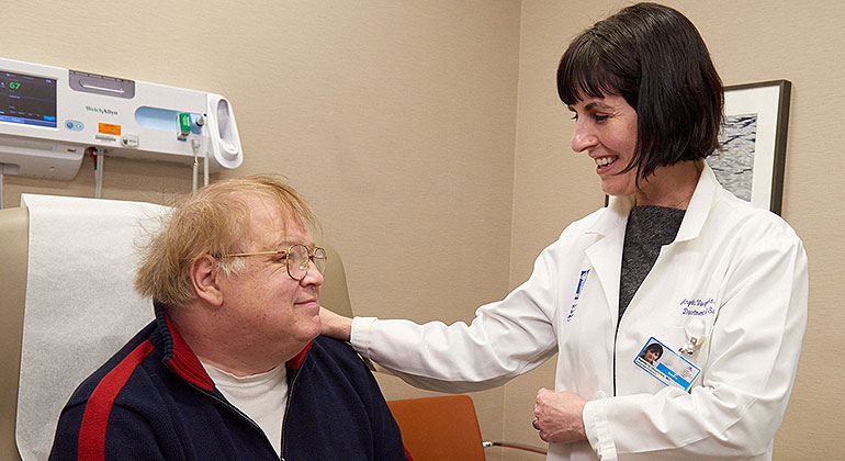 Image of doctor with patient