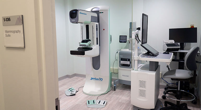 Mammography suite