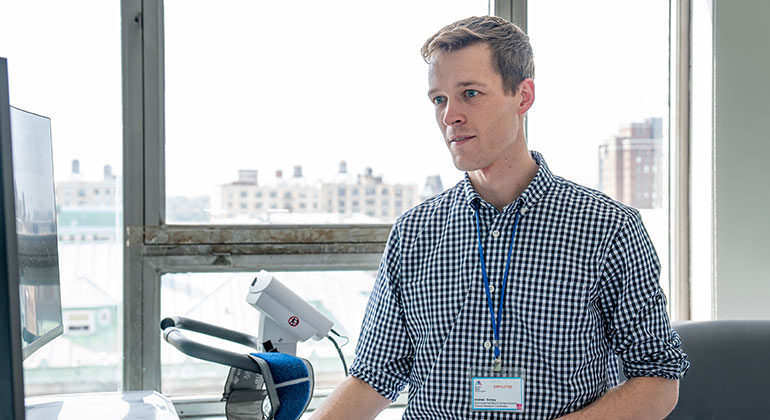 Image of doctor with patient