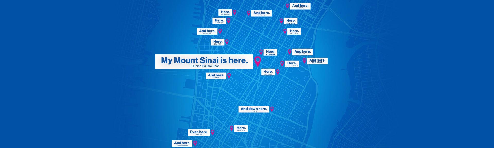 Mount Sinai South of 34th Street Locations Mount Sinai New York